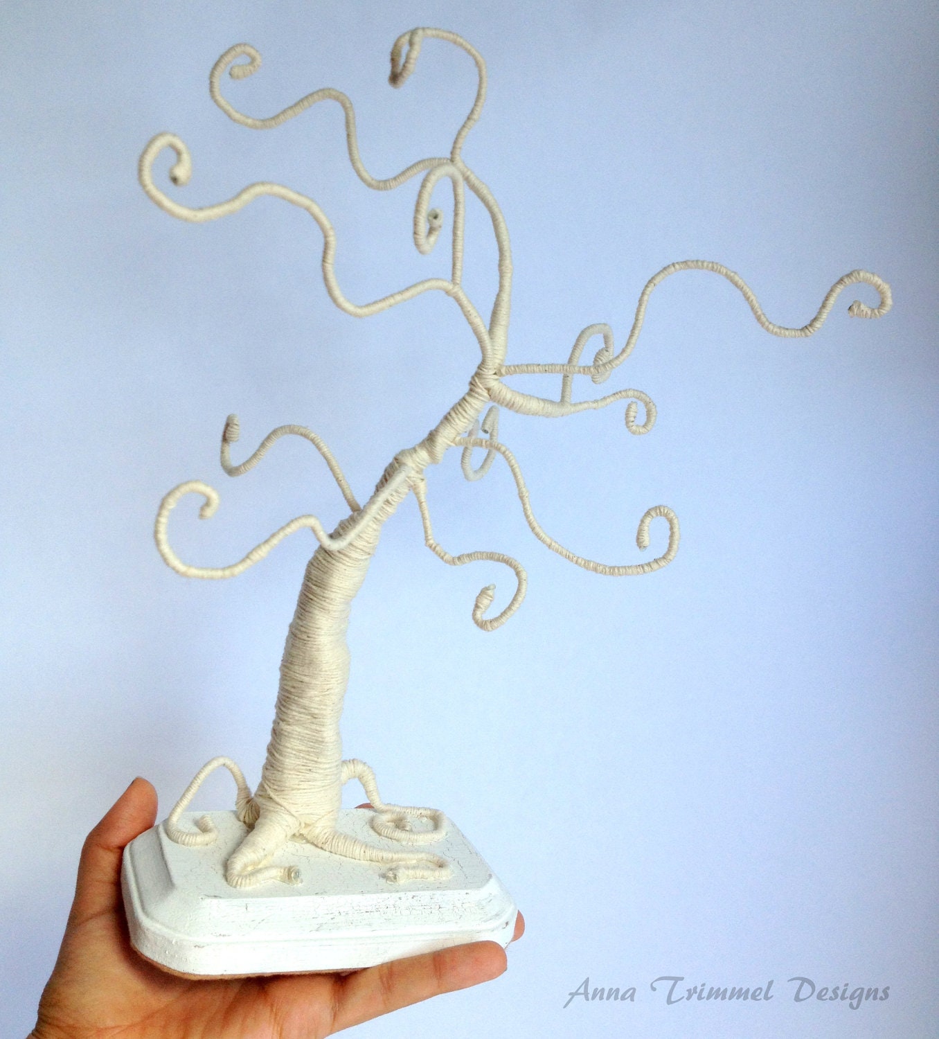 Jewelry Tree Stand, Jewelry Holder, Jewelry Organizer, Wired Tree Display (small)