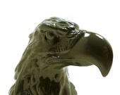 eagle head statue, grey, modern home decor, gray, home accents, eagles, nature, birds, figurines, classic, handsome, man cave