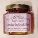 Honey - Lavender Infused Honey 6 oz. Glass Jar from Lee the Beekeeper - Use as Tea, Spread, Topping, Home Remedy