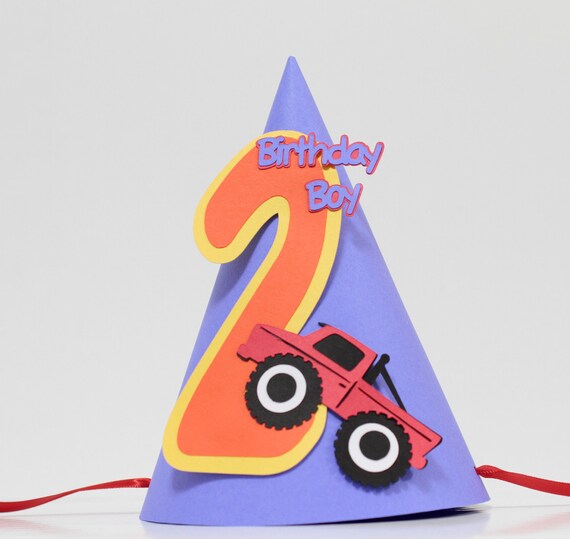 Monster Truck Party Hat Il_570xn
