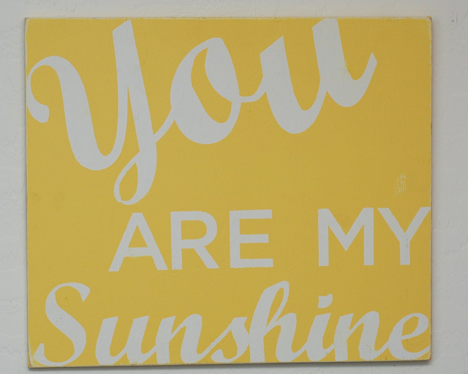 You Are My Sunshine, 21 x 24 Wood Sign Subway Art - thereddutchdoor