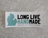 Long Live Handmade bumper sticker (JADE)