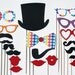 Photo Booth Props - 20 Piece - Party Photo Props