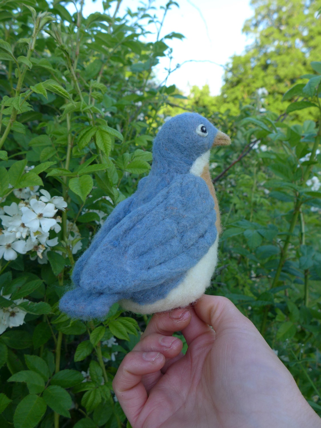 Bluebird Finger Puppet