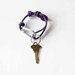 Rope Bracelet Key Chain - Figure 8 Knot - Rock Climbing - Sailing