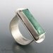 Sterling Silver Ring, Turquoise Stone Ring, Ring  Size US 8, Cocktail Ring, Gemstone Ring.