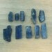 Blue Kyanite Shards - top drilled lot of 10 beads