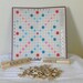 Vintage Scrabble Game Board - 1953 Scrabble Board and Tiles - Family Game Night - Collectible Board Game Toy - Selchow and Righter CO