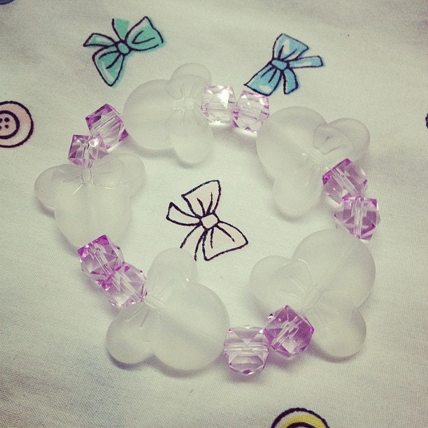 Minnie Mouse Bead Bracelet