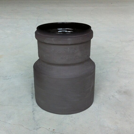PVCvase XL black