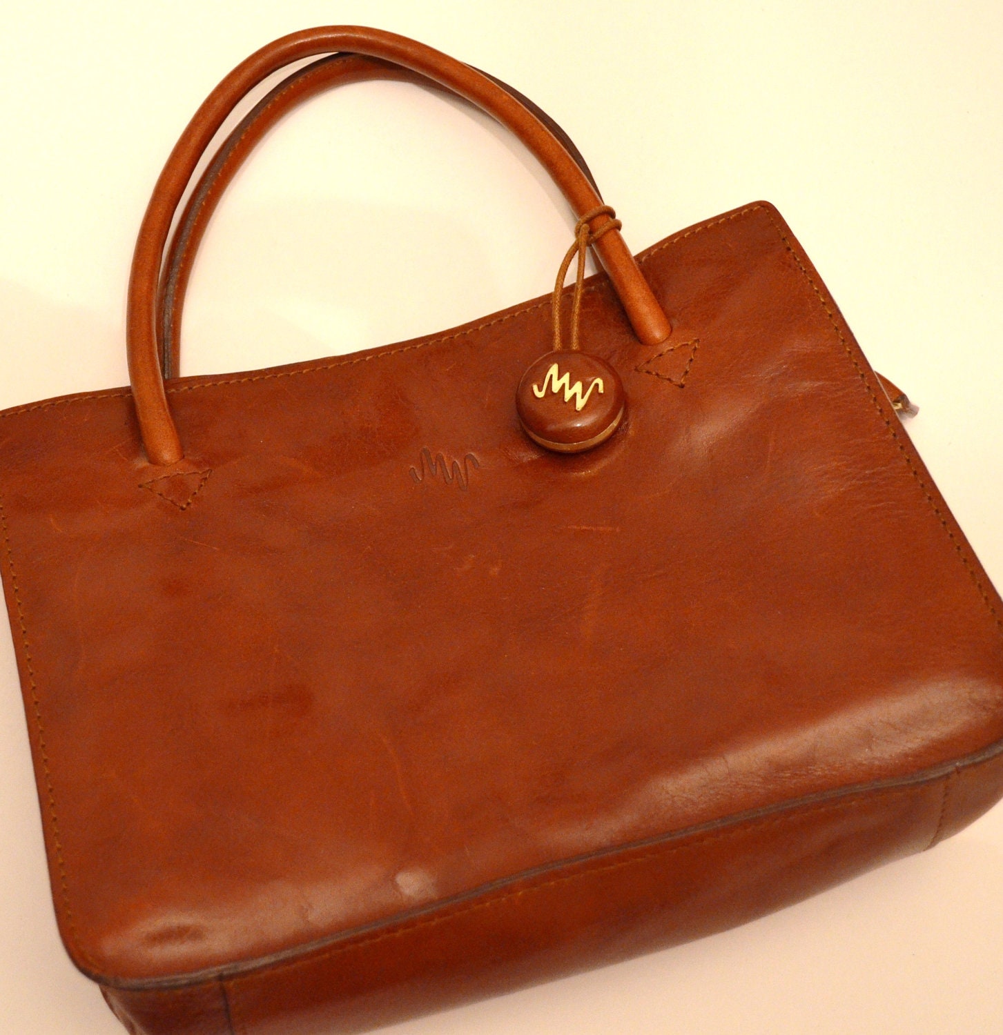 monsac leather briefcase