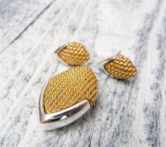 Vintage NAPIER Costume Jewelry Pendant and by LoopandBuckle