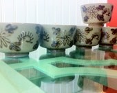 Brown Tan Sake Cups Tea Cups Eco Friendly Handmade Scented Soy Candles