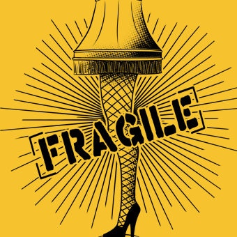 Fragile Leg Lamp T-Shirt Funny Christmas Humor Story Spoof Sexy Joke ...