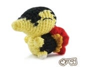 Fire Hedgehog Amigurumi