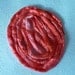 Mulberry Silk Roving. Scarlet. .2oz