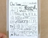 ATC, ACEO, Gift Tag, Miniature Typography, Dollhouse Poster