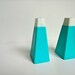 Vintage MidCentury Lustroware Turquoise Salt and Pepper Shakers
