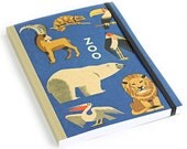 SALE - Gorgeous A5 ruled notebook with elastic closure