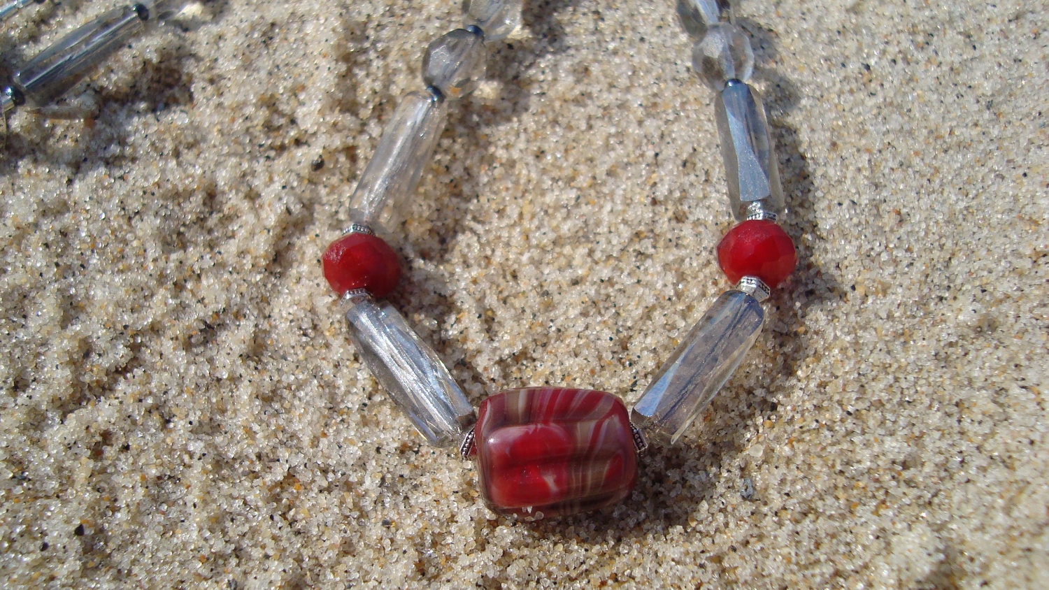Reflections of Red Necklace