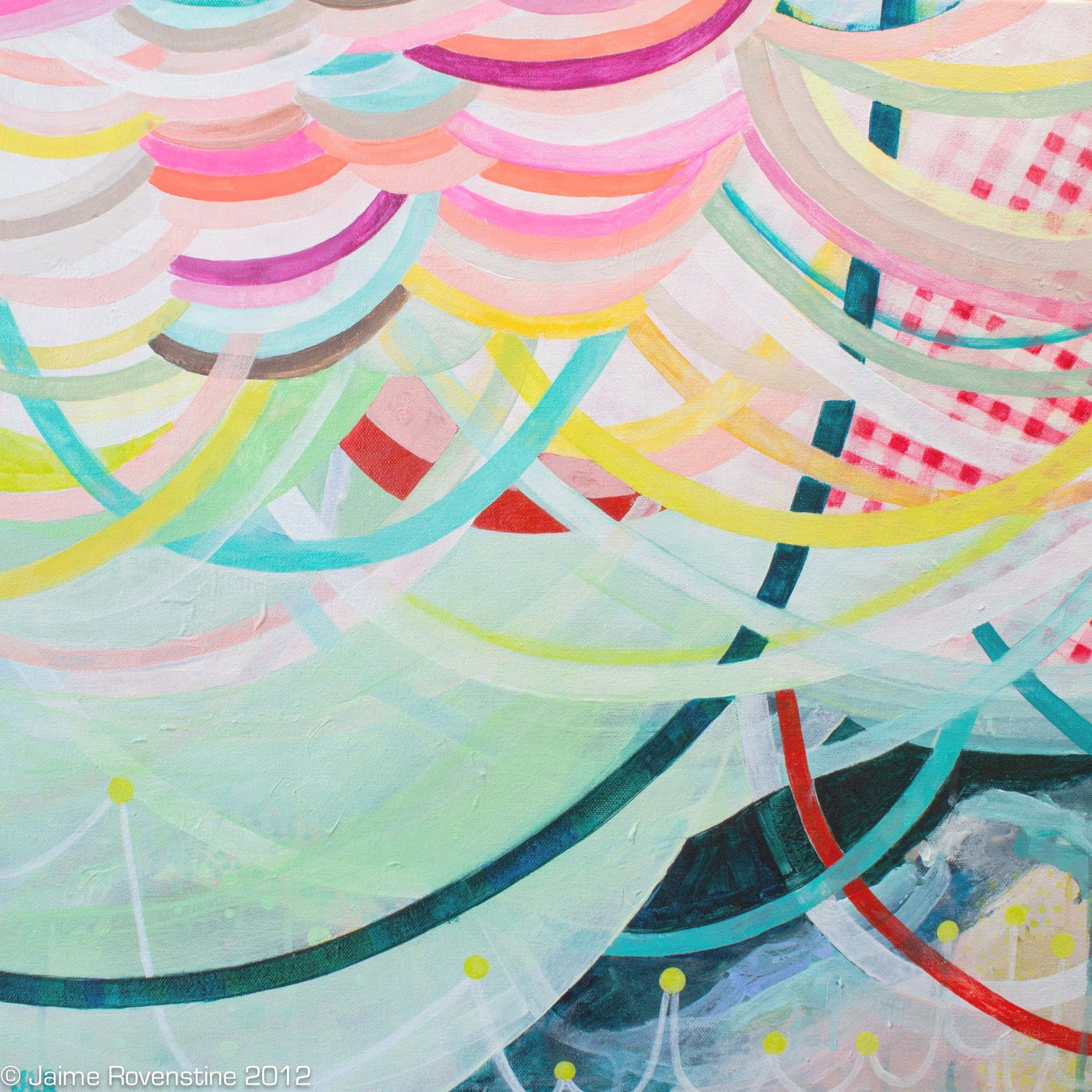Bog Standard, 2012. Original acrylic & gouache on canvas painting.  2012.