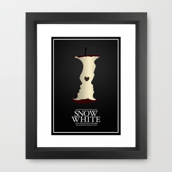 Disney's Snow White and the Seven Dwarfs Minimalist Poster