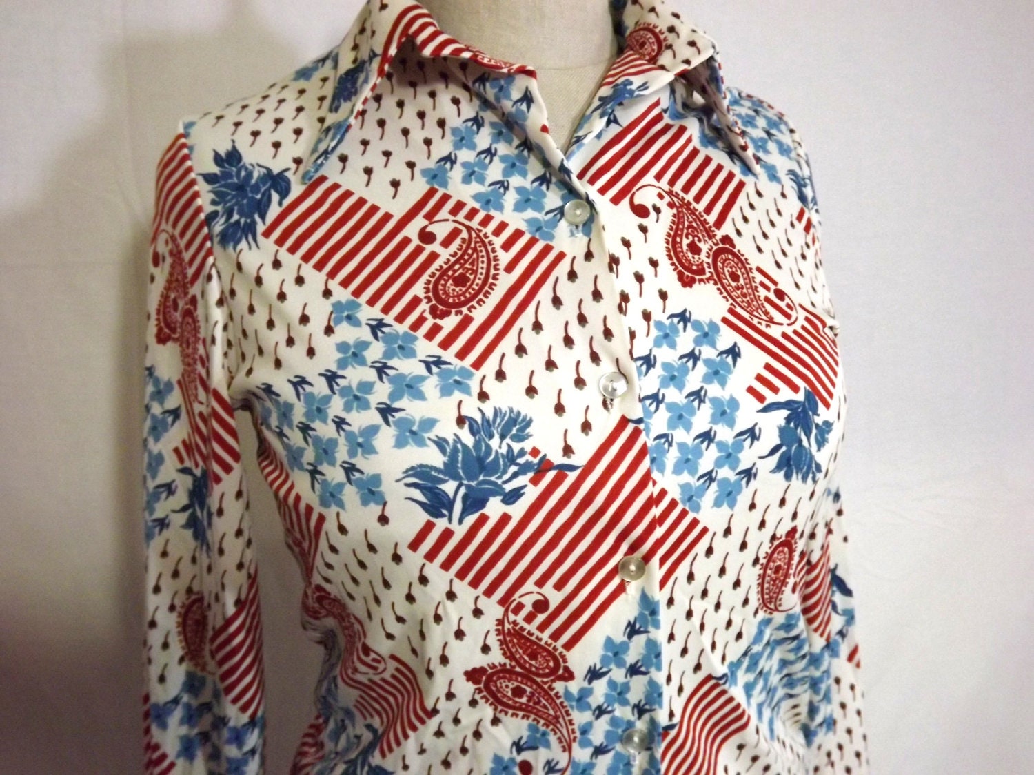 VTG 1970's Blue, Rust...