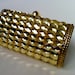 Gold Evening Purse Adorned With Baguettes