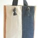 Denim, Canvas and Jute Webbing Tote