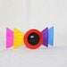 1980s geometric acrylic vintage hair barrette front page treasury
