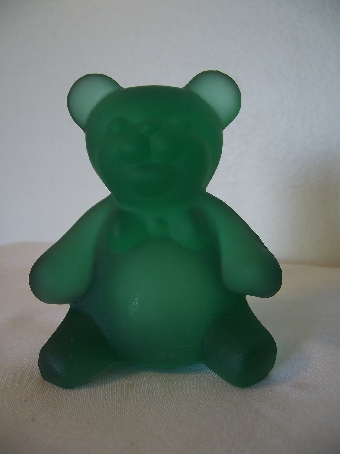 glass teddy bear