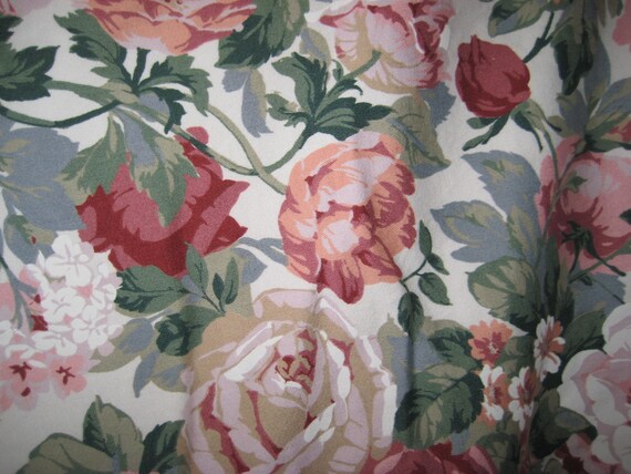 vintage upholstery fabric shabby chic floral by endlesslyvintage vintage upholstery fabric shabby chic floral by endlesslyvintage
