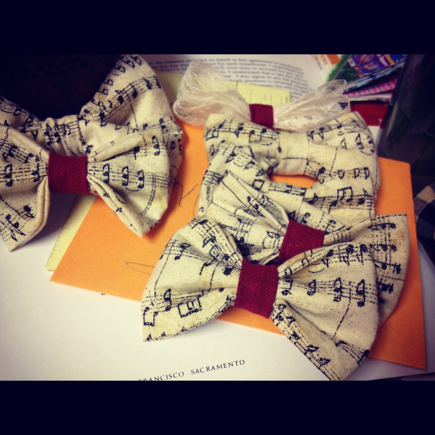 Fabric Hair Bows