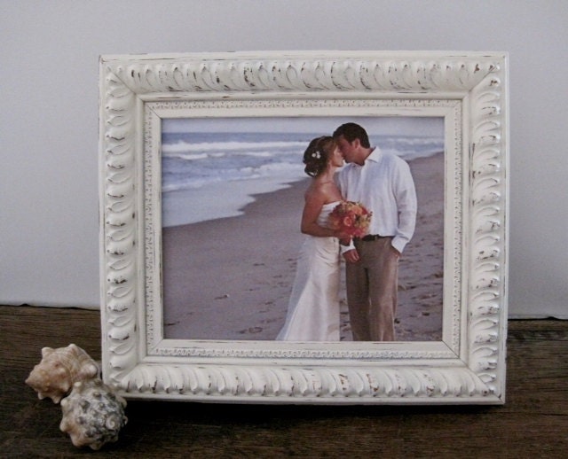 shabby chic 8x10 picture frame white distressed by sealoveandsalt shabby chic 8x10 picture frame white distressed by sealoveandsalt