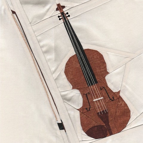 Fiddle The Violin - Paper Piecing