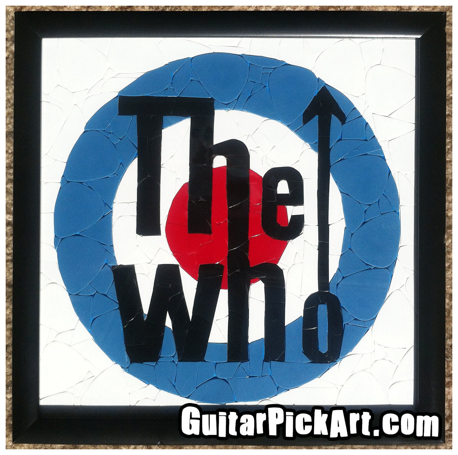 The Who Guitar Pick Art