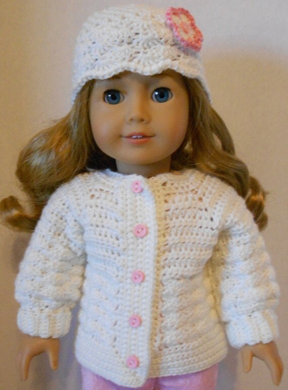 CROCHET PATTERN PDF Shell Stitch Cardigan Sweater by ...