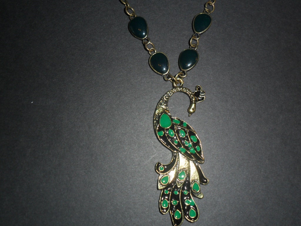 peacock necklace, peacock jewelry, womens jewelry, jewelry, necklace