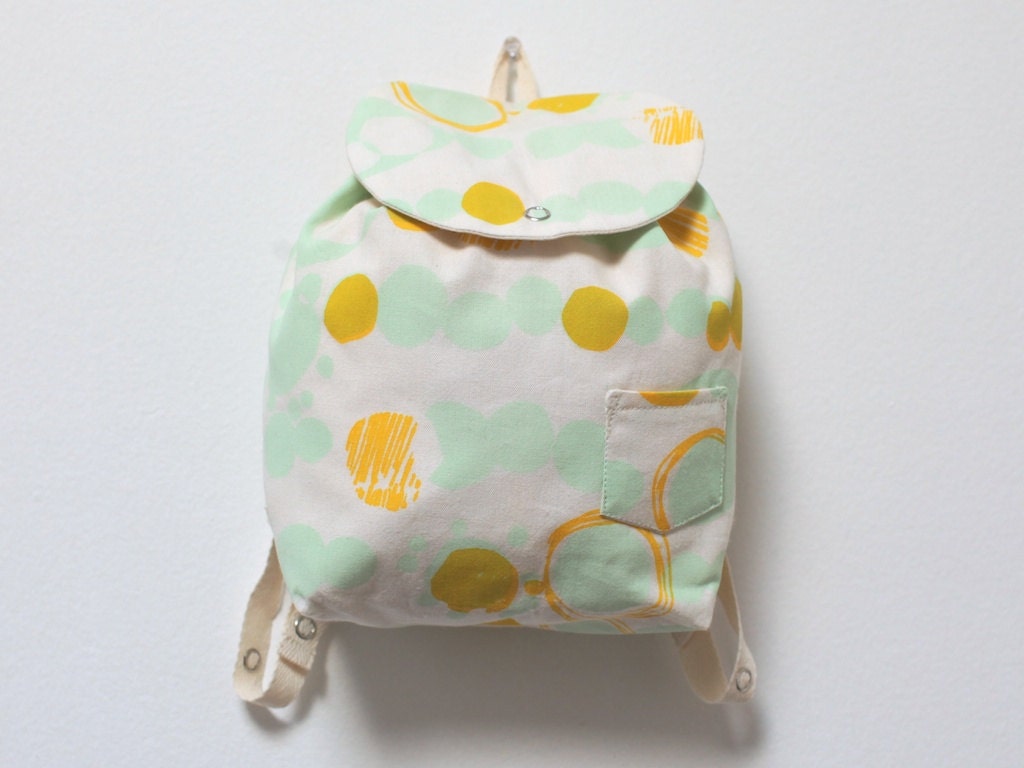 green diaper backpack