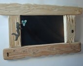 Driftwood and Seaglass Mirror