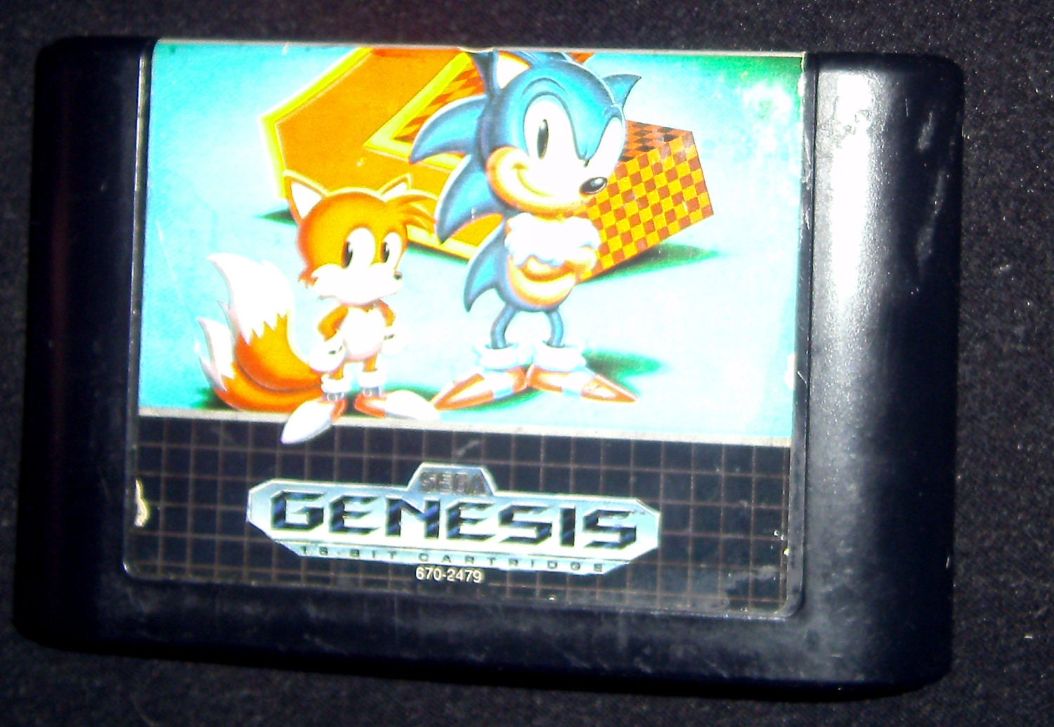 Sonic The Hedgehog 2 Sega Genesis Megadrive Game Cartridge Sonic 2