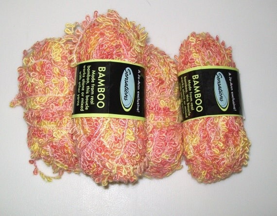 JoAnn Sensations Bamboo Boucle Yarn by LoisKays on Etsy