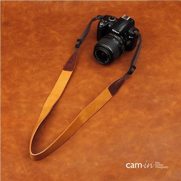 Cam-in - Handmade DSLR  Leather Camera Strap - CAM2241