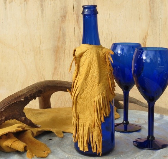 wine bottle cover fringed leather wine bottle sleeve by wine bottle cover fringed leather wine bottle sleeve by