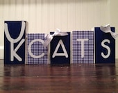 UK Cats Wood Block Signs - Great for sports teams, colleges, high schools, and home decor