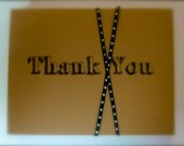 Kraft Thank You Cards: Set of 10 Thank You Cards and Envelopes