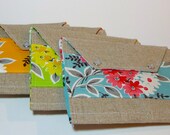 Graduation Gifts, Teacher Gifts-  Linen Organizers for Stationery, Passports, Coupons - Save on 4