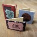 Miniature Blank Books - Set of Three - Original Art Covers - Lotus Mountain Bird