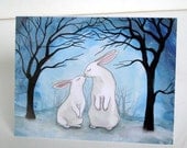 Goodnight, Bunny  - Set of Five Blank Greeting Cards