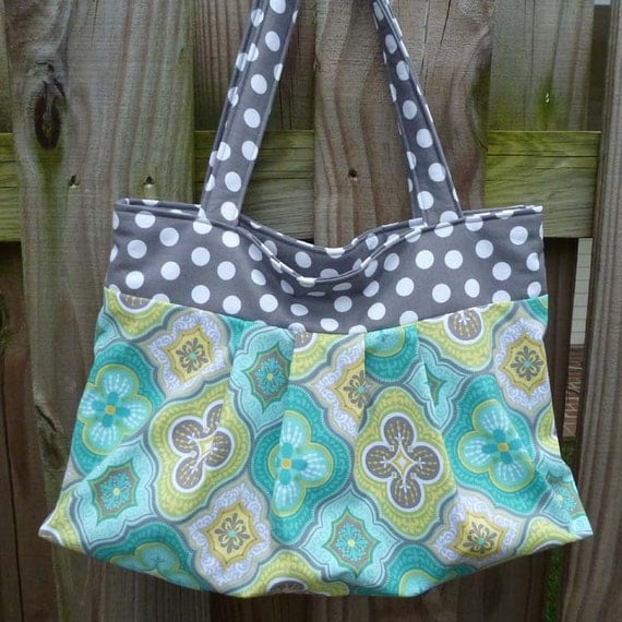 PDF Sewing Pattern - Gathered or Pleated Tote Bag - by Aivilo ...